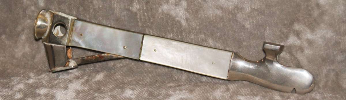 Antique Highend Smokers Multitool with Mother of Pearl Handles (D.R.G.M Solingen)