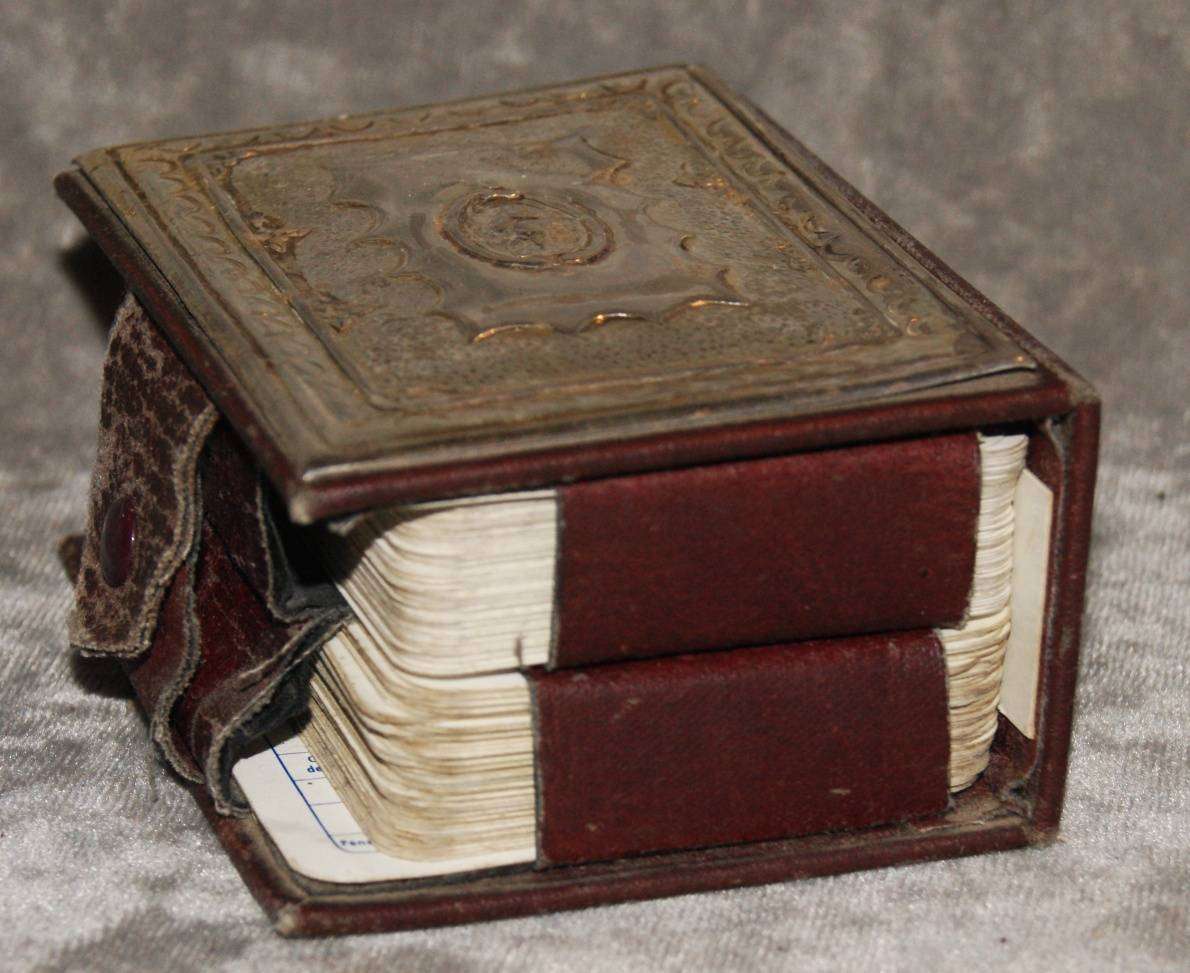 Sterling Silver Topped Playing Card Case with 2 Packs of Cards
