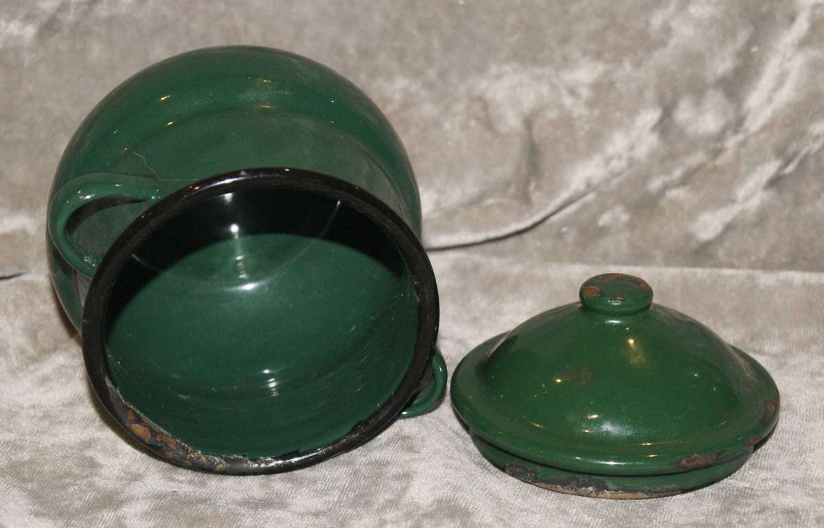 Enamel Sugar Bowl