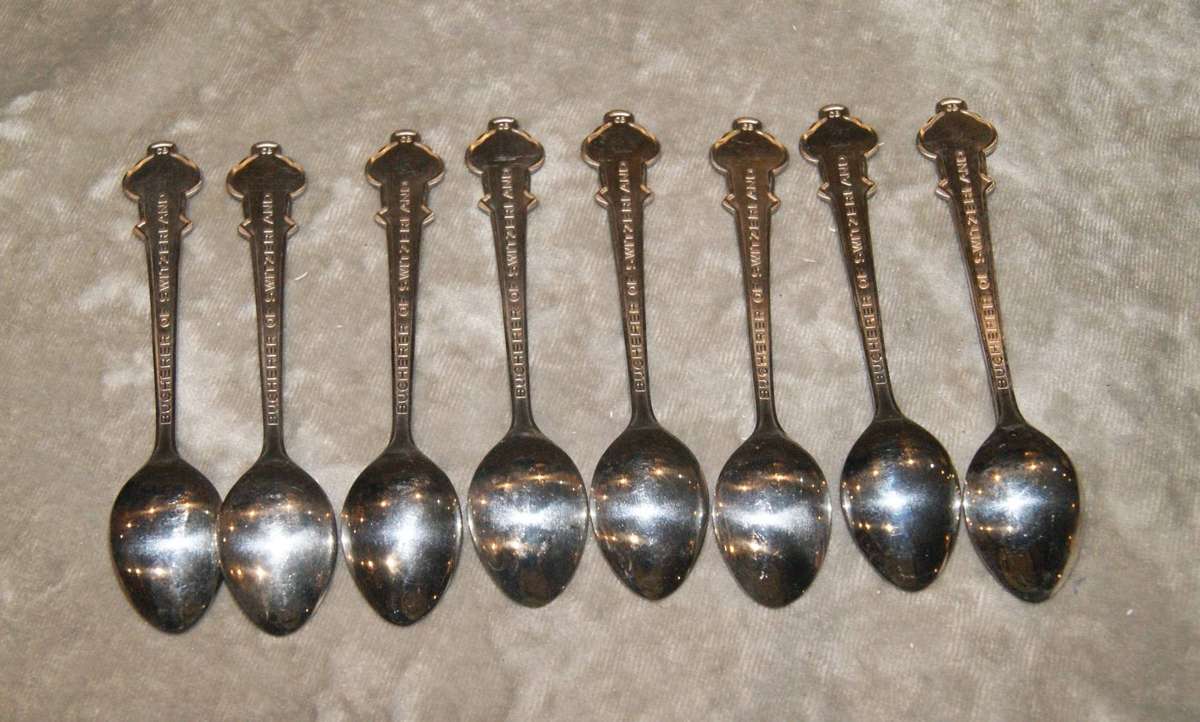 Set of 8 Rolex Teaspoons