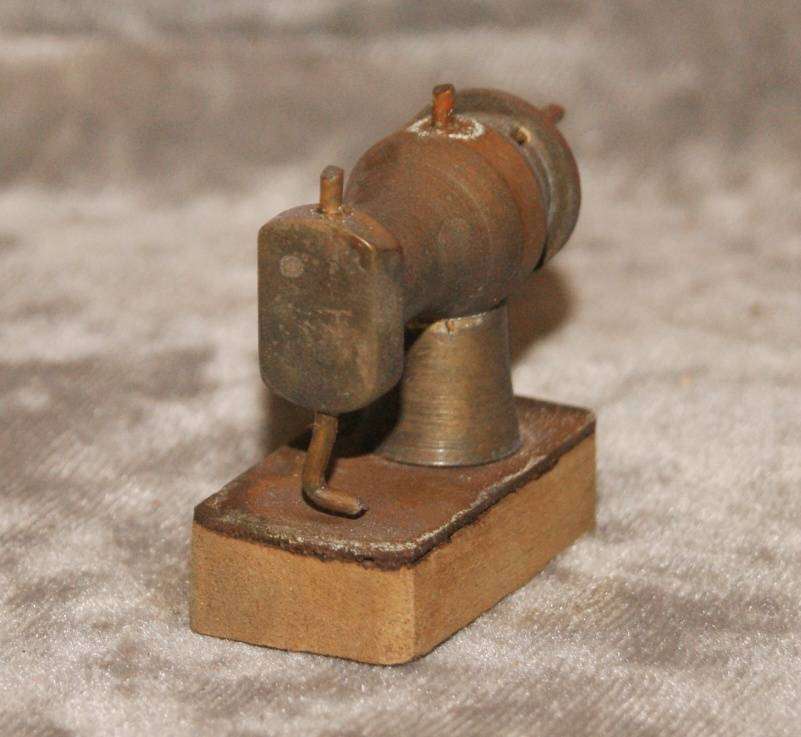 Vintage Miniature Brass Sewing Ornament