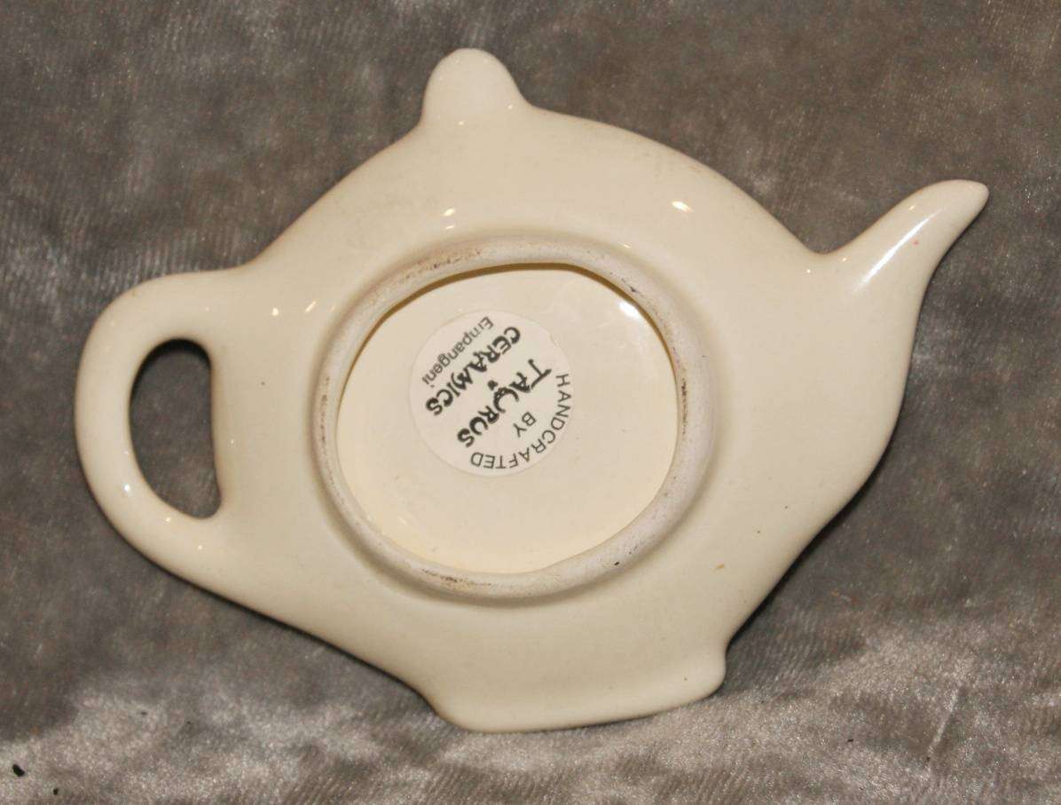 Hand Crafted Taurus Ceramics Teabag Holder