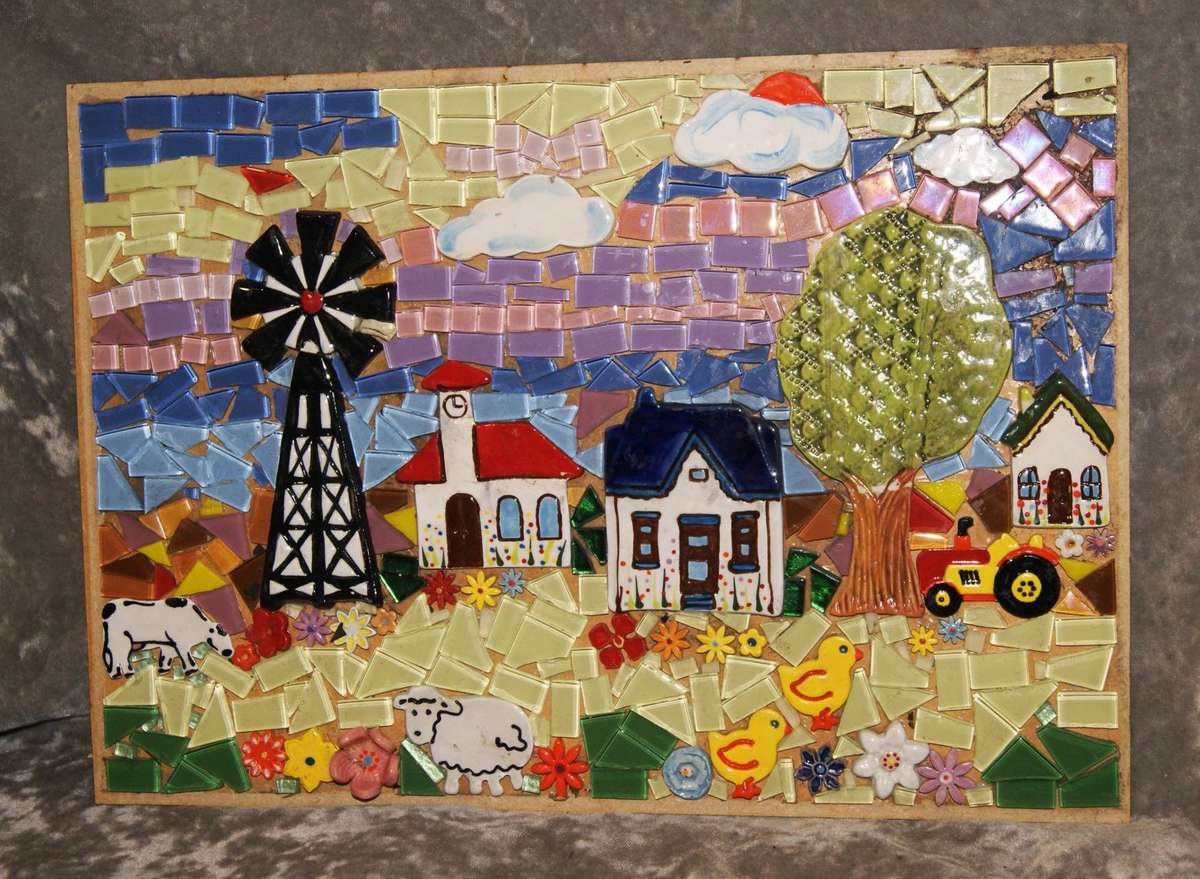 Farm Scene Mosaic