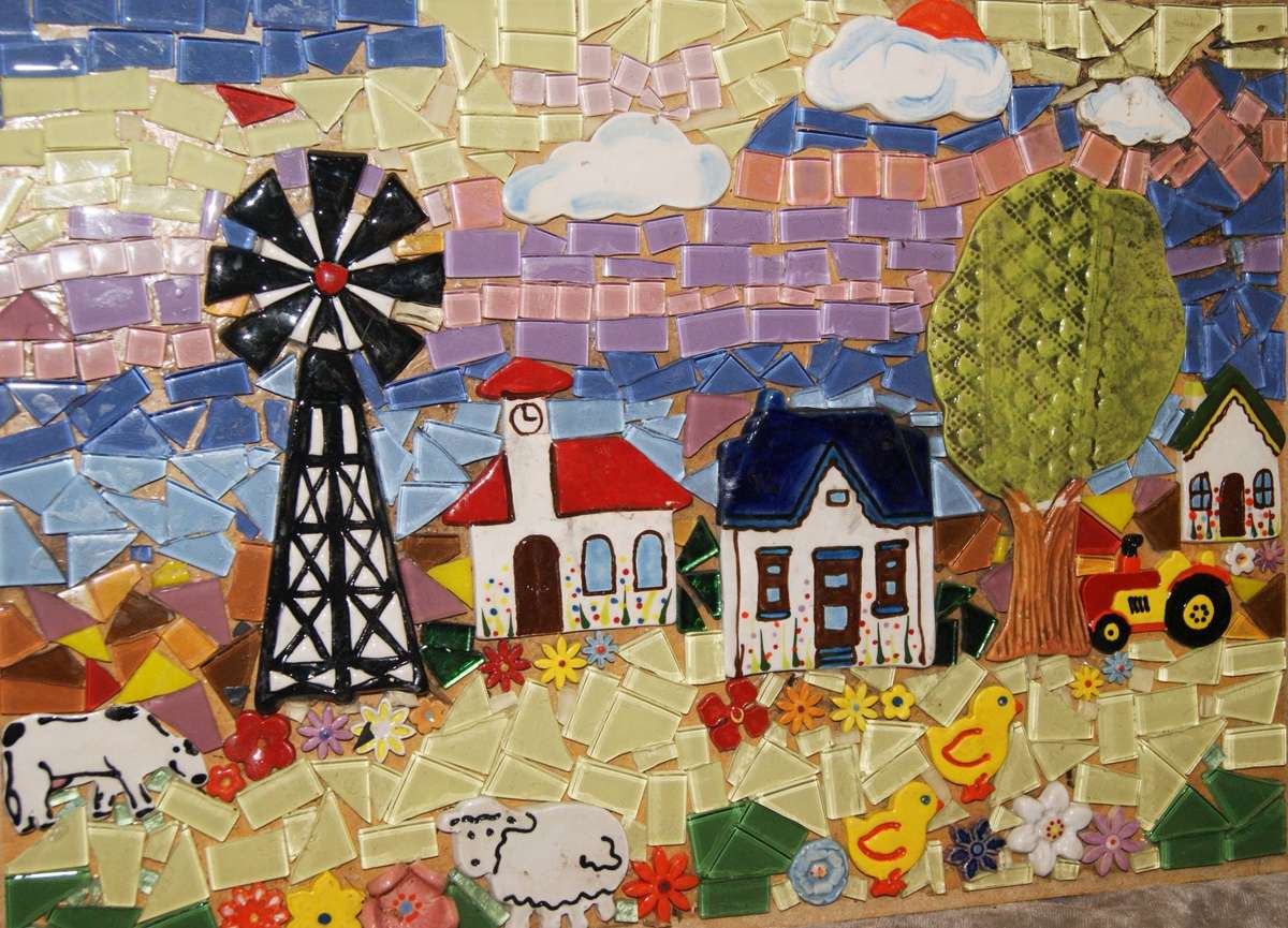 Farm Scene Mosaic