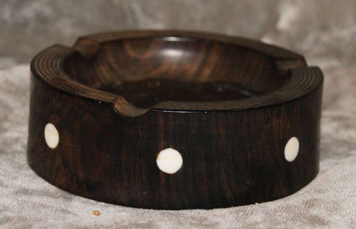Hand Made Ebony Ashtray