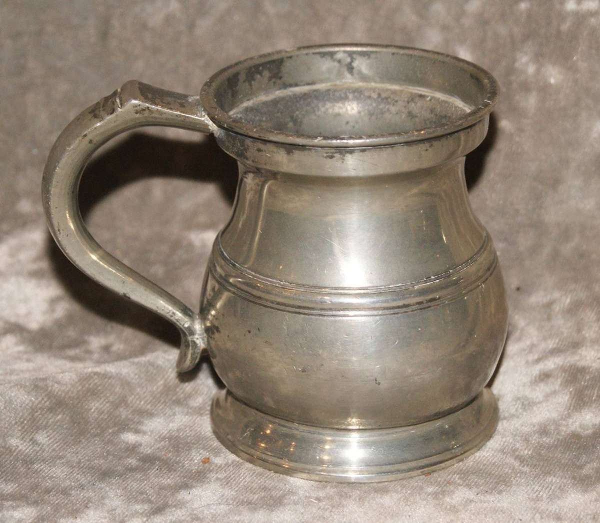 James Yates Half Pint Pewter Beer Mug