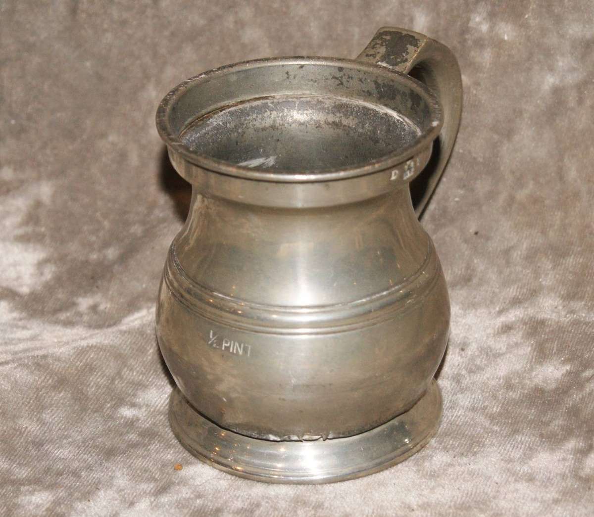James Yates Half Pint Pewter Beer Mug