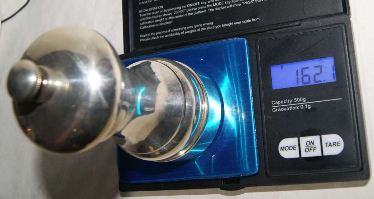 Hallmarked Silver London 1980 Pepper Grinder (162.1g) @R1 START