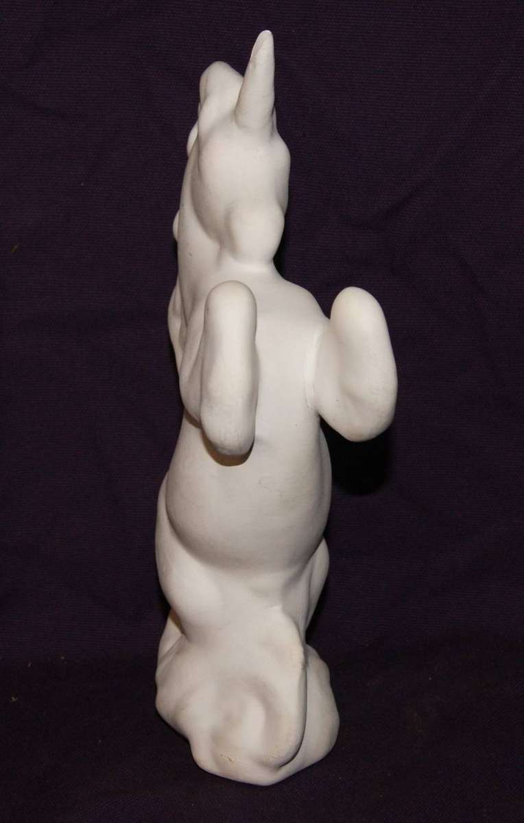 Ready to Paint Ceramic Unicorn