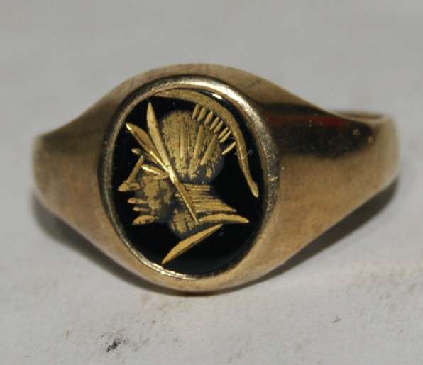 9ct Gold Signet Ring (4g) @@ CCRRAAZZYY R1 START