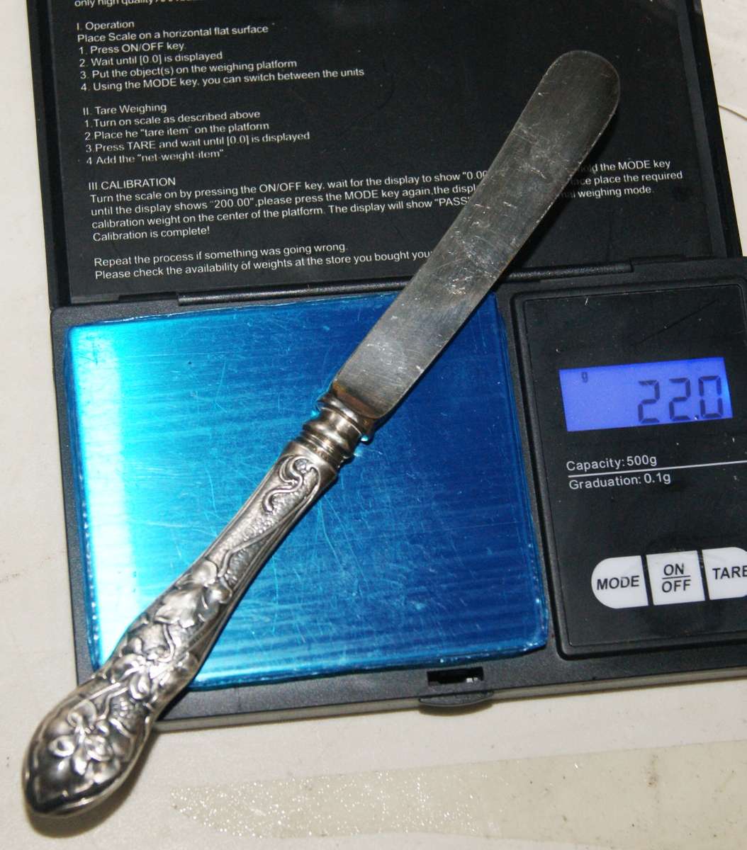Hallmarked Silver Sheffield 1904 Butterknife (22g) @@ CCRRAAZZYY R1 START