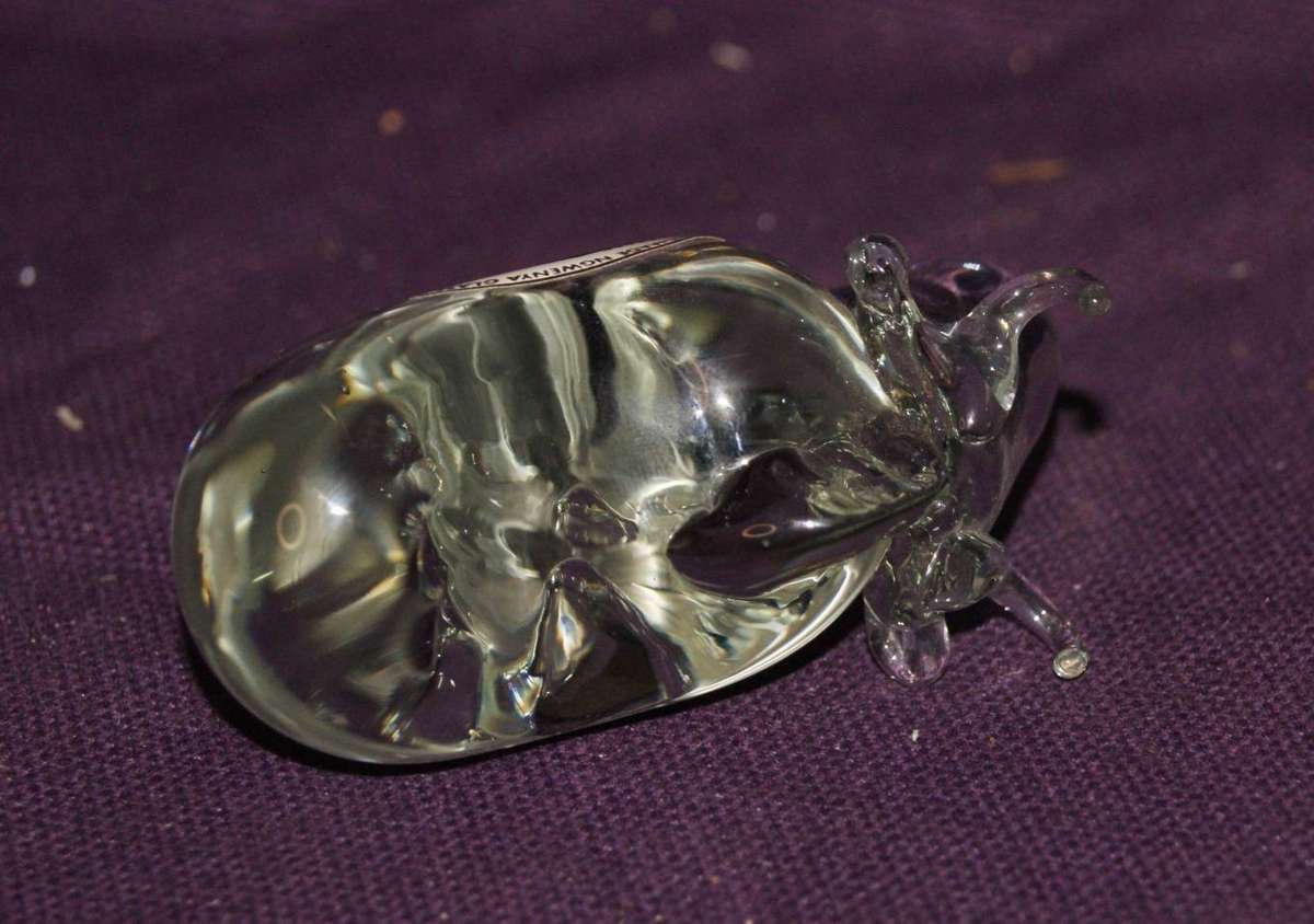 Hand Made Ngwenya Glass Wildebeest Crafted for S.A.A