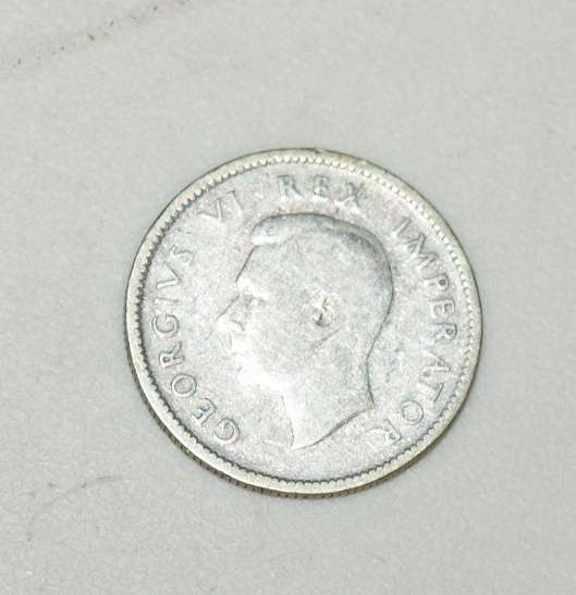 1944 Union of South Africa Sixpence (6D) 80% Silver (2.7g) @@ CCRRAAZZYY R1 START