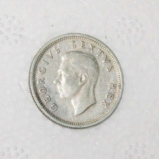 1948 Union of South Africa Sixpence (6D) 80% Silver (2.8g) @@ CCRRAAZZYY R1 START