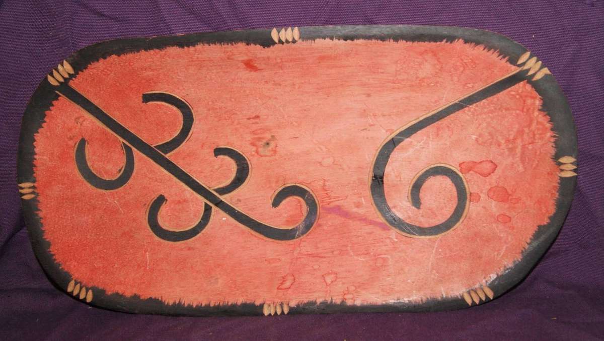 Vintage Hand Carved and Painted Fruit Bowl