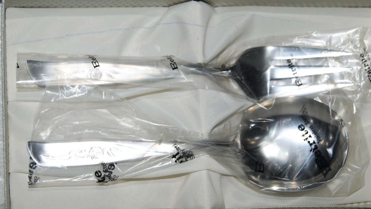 Eetrite Rose Pattern Salad Serving Set @@ CCRRAAZZYY R1 START