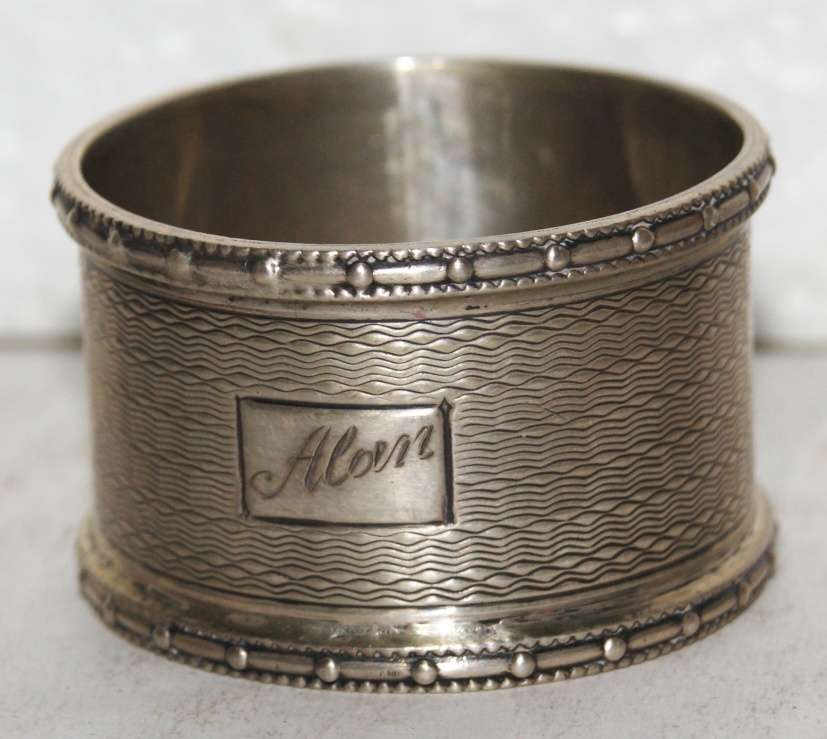 Birmingham Hallmarked Silver Serviette Ring (38.3g) @@ CCRRAAZZYY R1 START