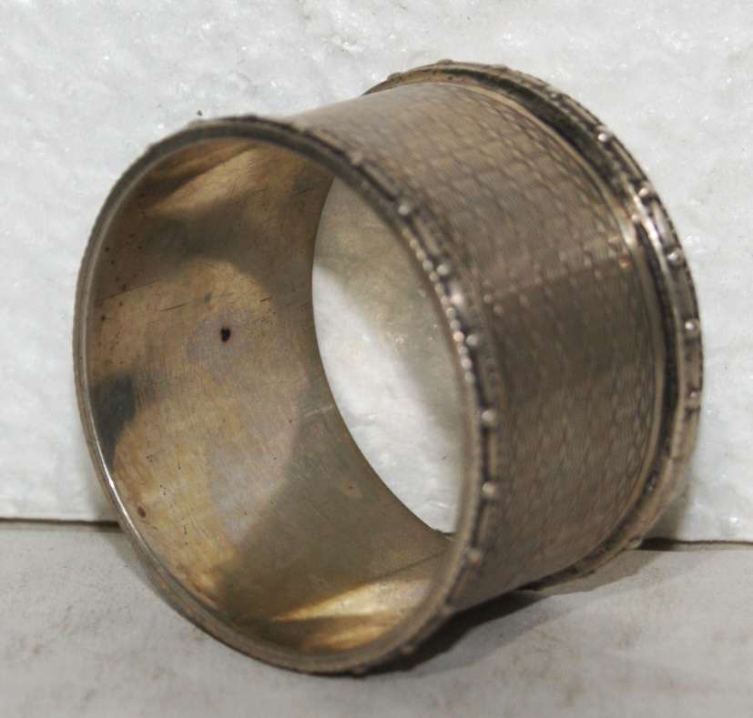 Birmingham Hallmarked Silver Serviette Ring (38.3g) @@ CCRRAAZZYY R1 START