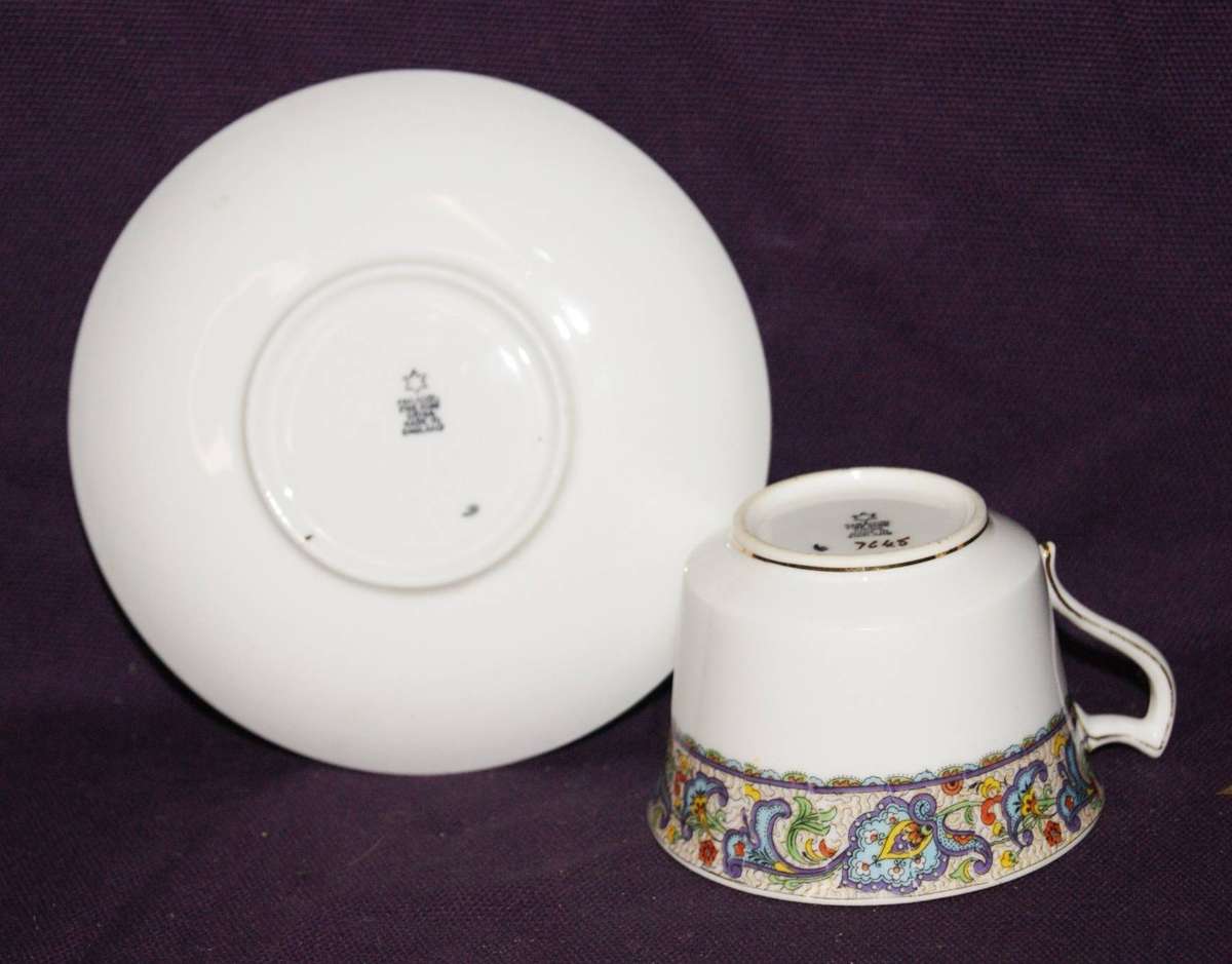 Vintage 1920's Paragon Paisley Pattern Duo