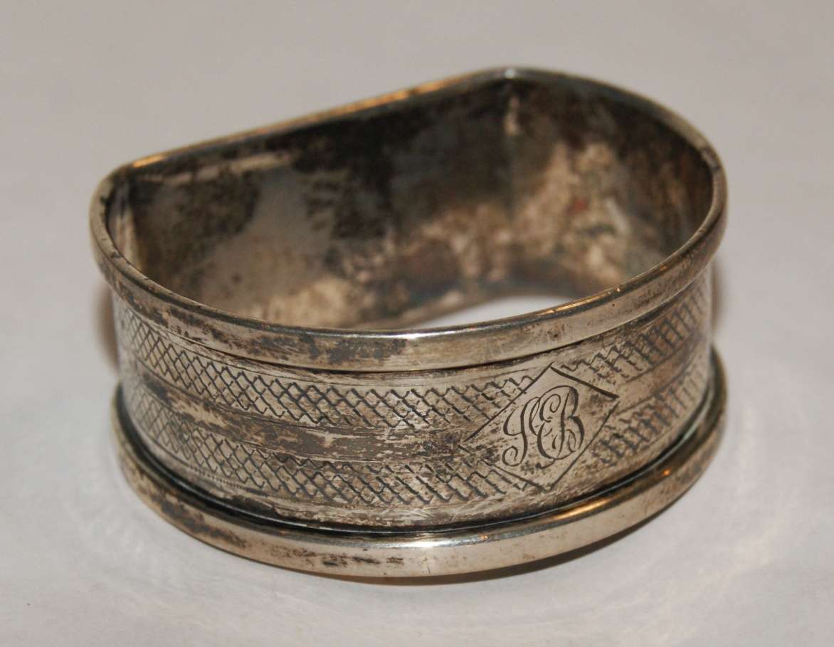 Birmingham 1934 Hallmarked Silver Serviette Ring (11.2g) @@ CCRRAAZZYY R1 START