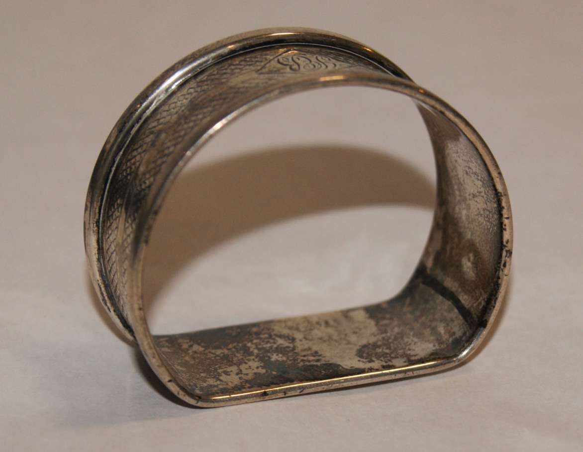 Birmingham 1934 Hallmarked Silver Serviette Ring (11.2g) @@ CCRRAAZZYY R1 START