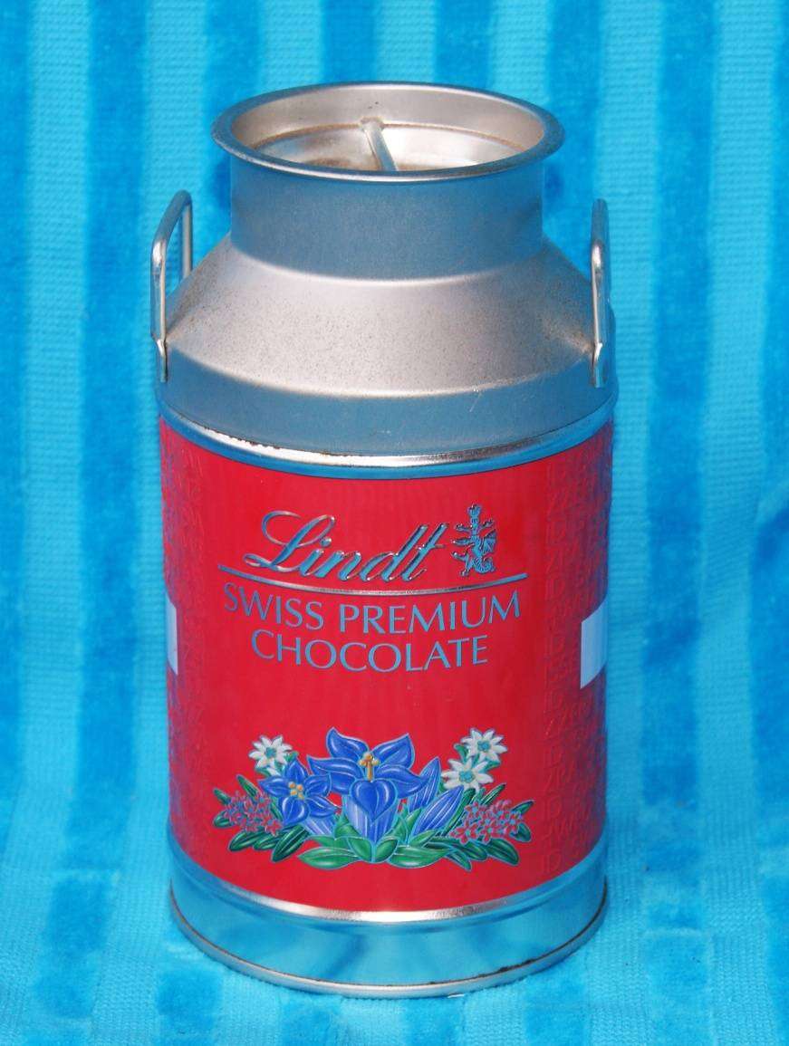 Lindt Milk Can Shaped Tin