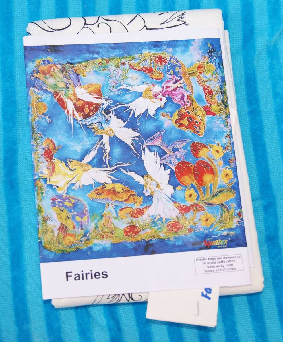Aquatex Fairies Fabric Painting Sheet