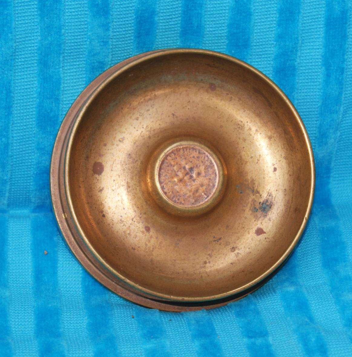 Trench Art WW1 Brass Shell Ashtray