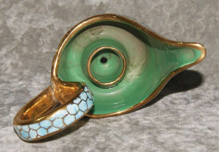 Vintage Giallem V.G Deruta candle holder