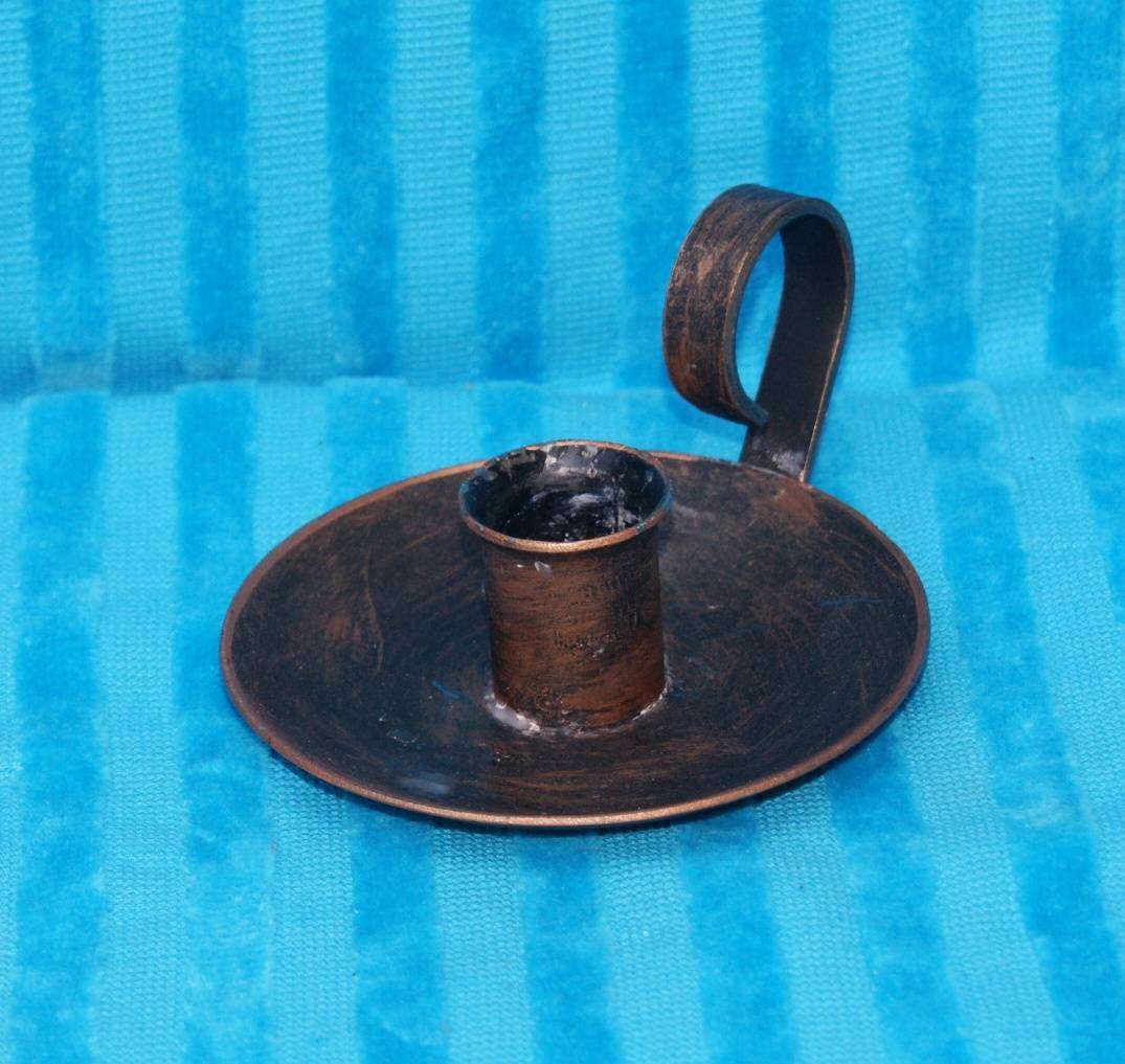 Vintage Copper Chamberstick