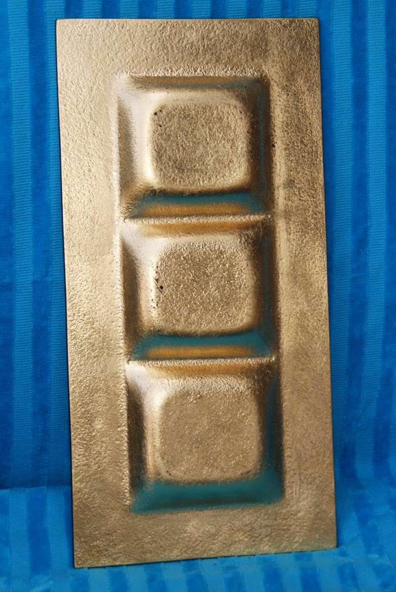 Bronze Glass 3 Division Snack Dish
