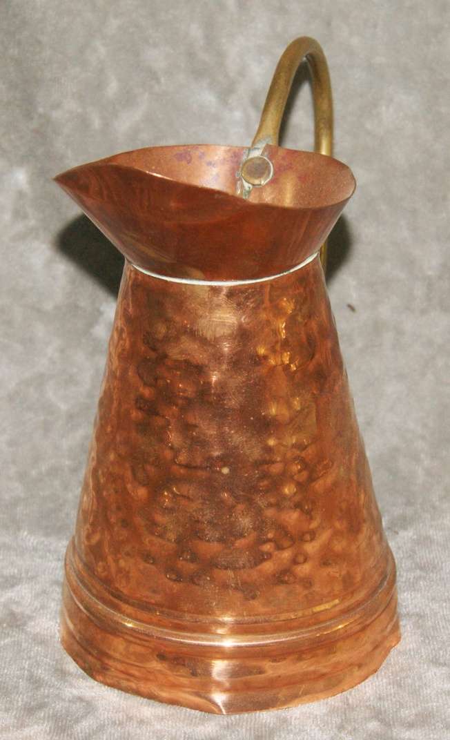 Hand beaten copper and brass jug @@ CCRRAAZZYY R1 START