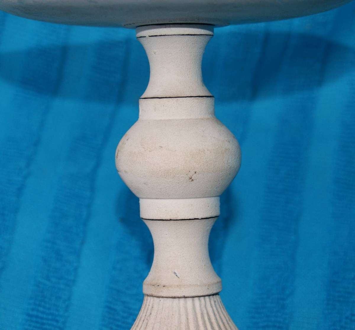 Vintage Metal Pedestalled Candle Holder