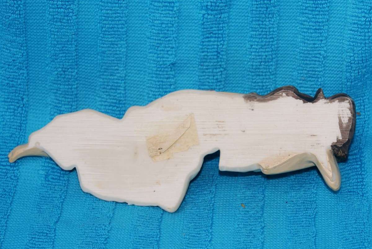 Resin Figurine of Reclining Woman