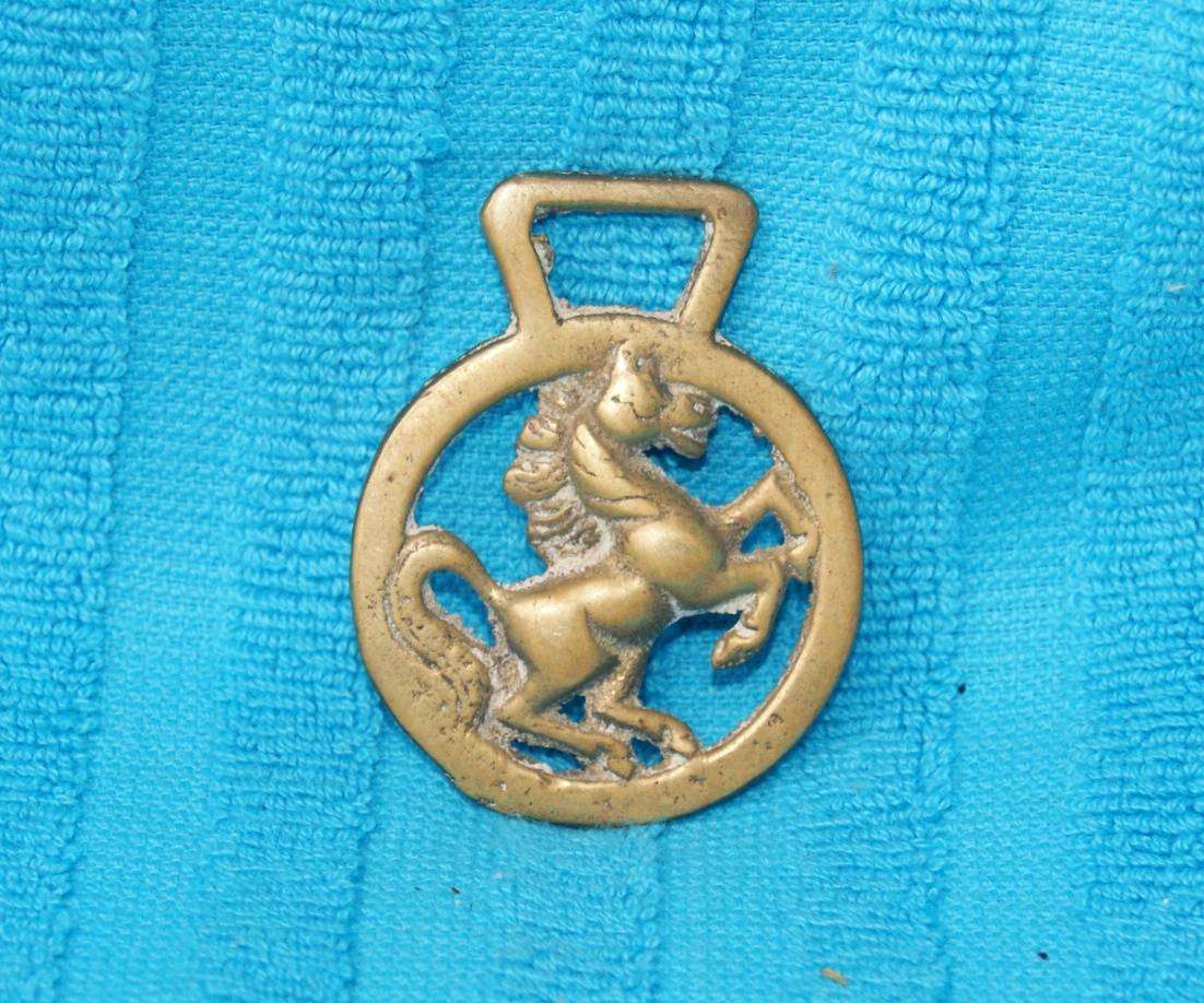 Vintage Dog Brass