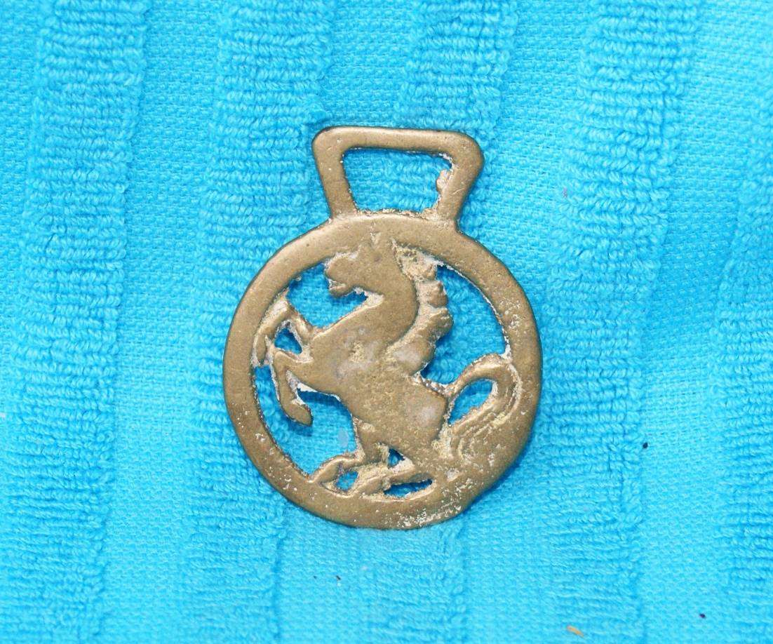 Vintage Dog Brass