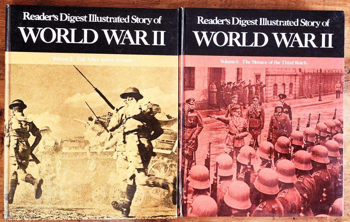 Reader`s Digest Illustrated Story of WORLD WAR II ( Volume 1 & 2 )