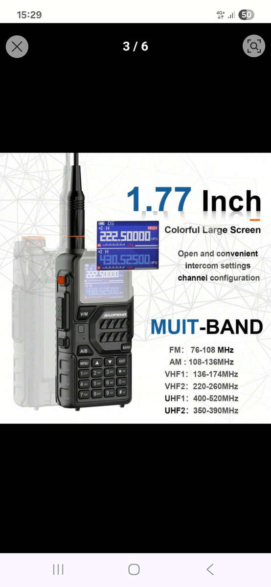 Baofeng K5 Plus 2025 model 10w Two way radio Multi Band