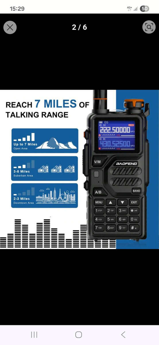Baofeng K5 Plus 2025 model 10w Two way radio Multi Band