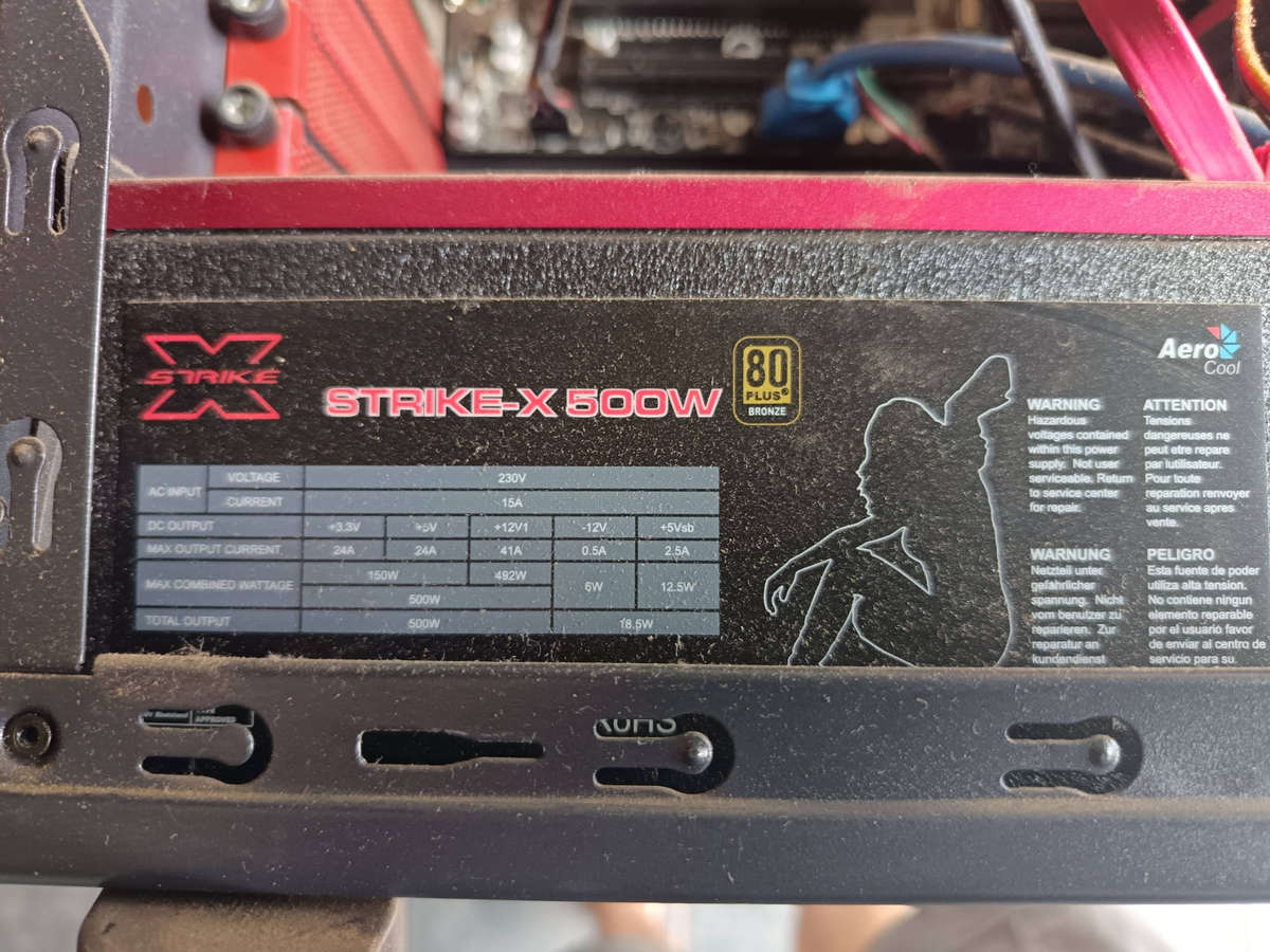 Desktop PC (i5-4670K, 8GB RAM, 500W PSU)