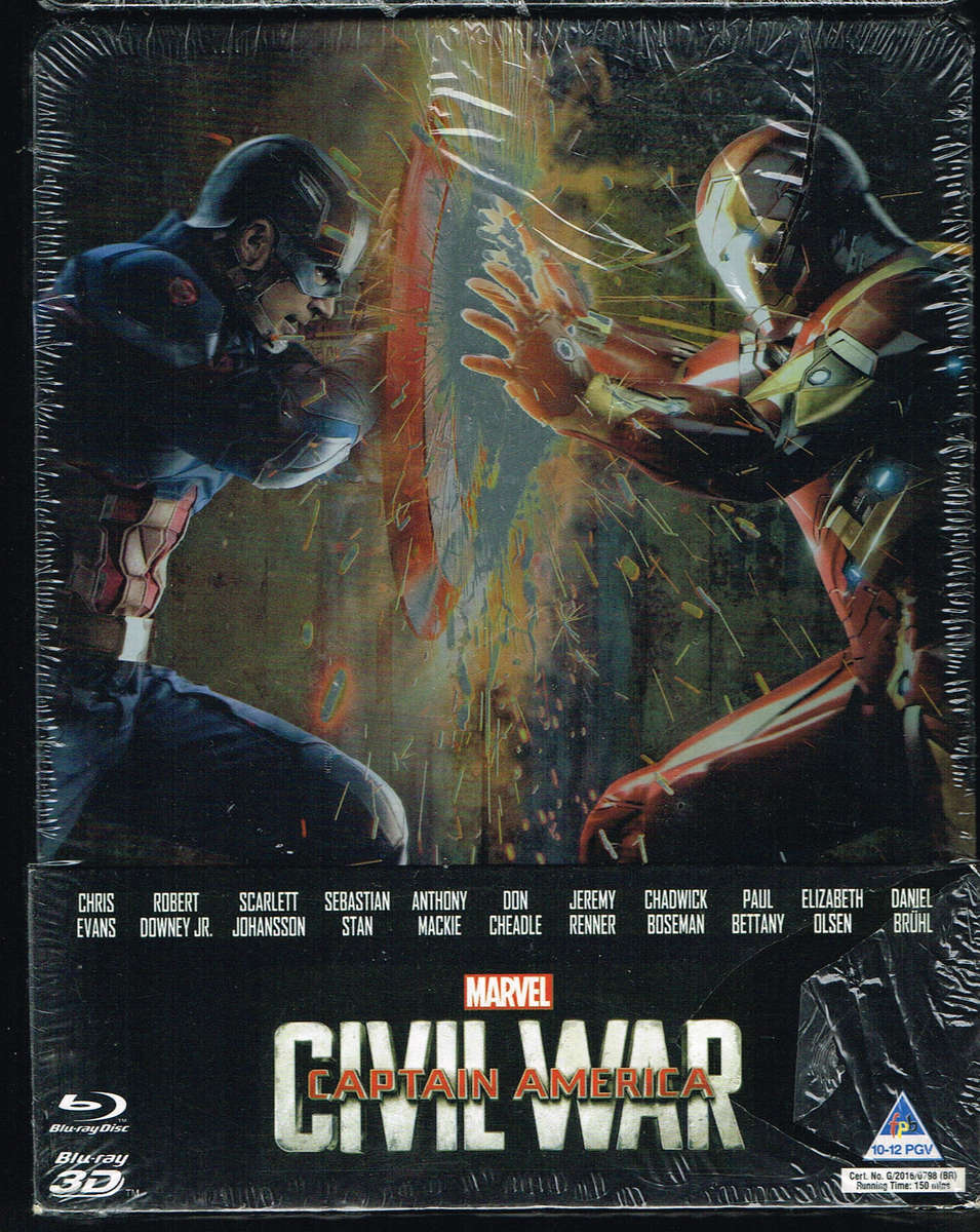 Captain America - Civil War [2D/3D Steel book]