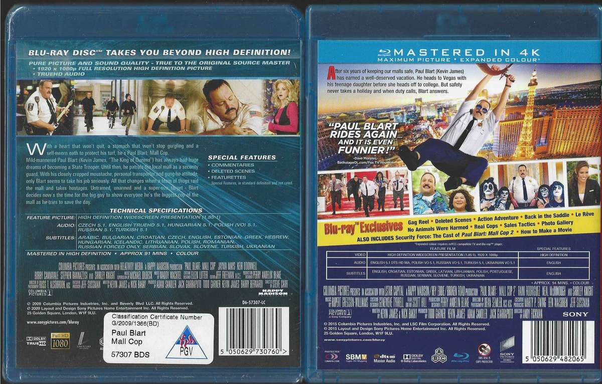 Paul Blart Mall Cop 1 & 2