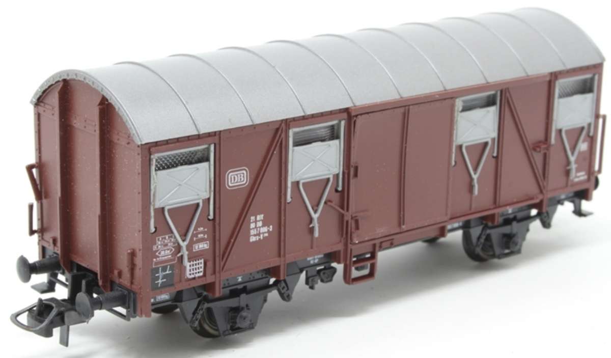 H0 gauge 1/87 103 mm DB Closed Goods Wagon, mint in orig.box Roco 4375
