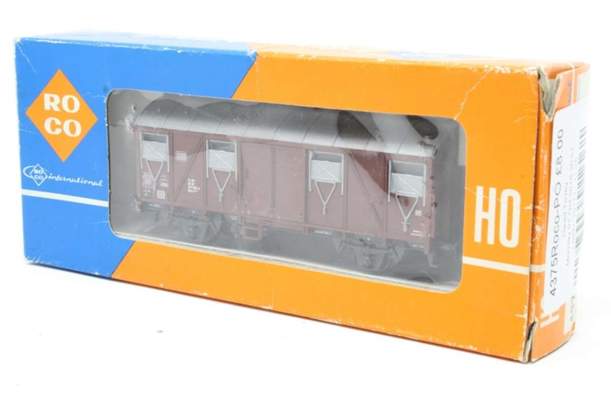 H0 gauge 1/87 103 mm DB Closed Goods Wagon, mint in orig.box Roco 4375