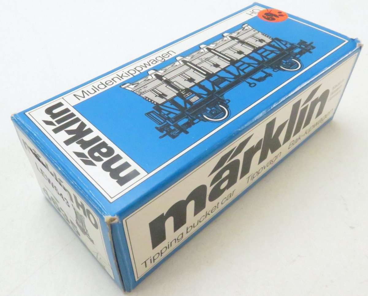 H0 gge 1/87 87mm 2-axle DB Bin Tipper wagon, mint in orig.box Maerklin 4635