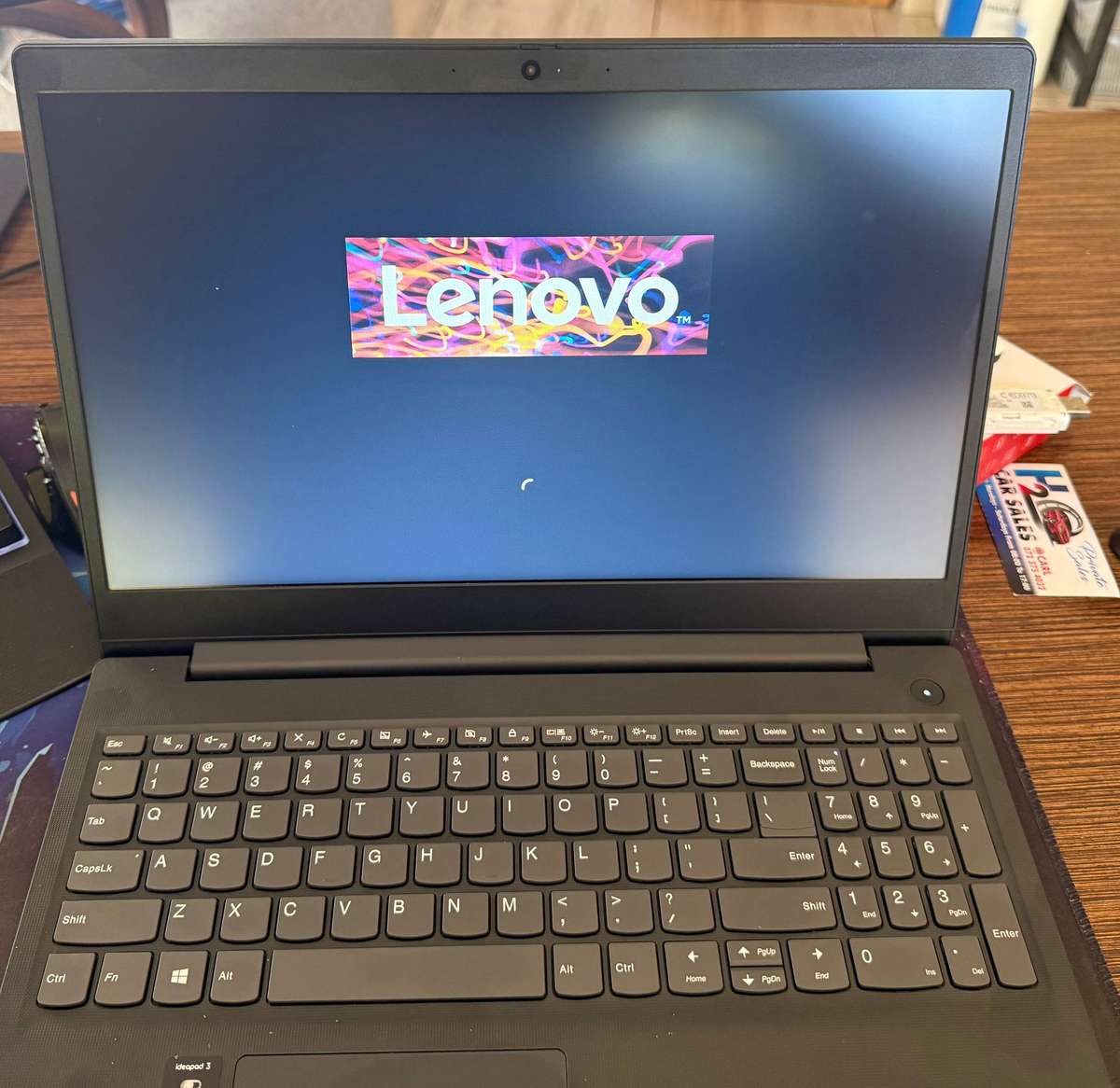 15.6" Lenovo IdeaPad 3 Notebook with Intel i3-10th Gen, 256GB SSD + 1TB HDD(UG)