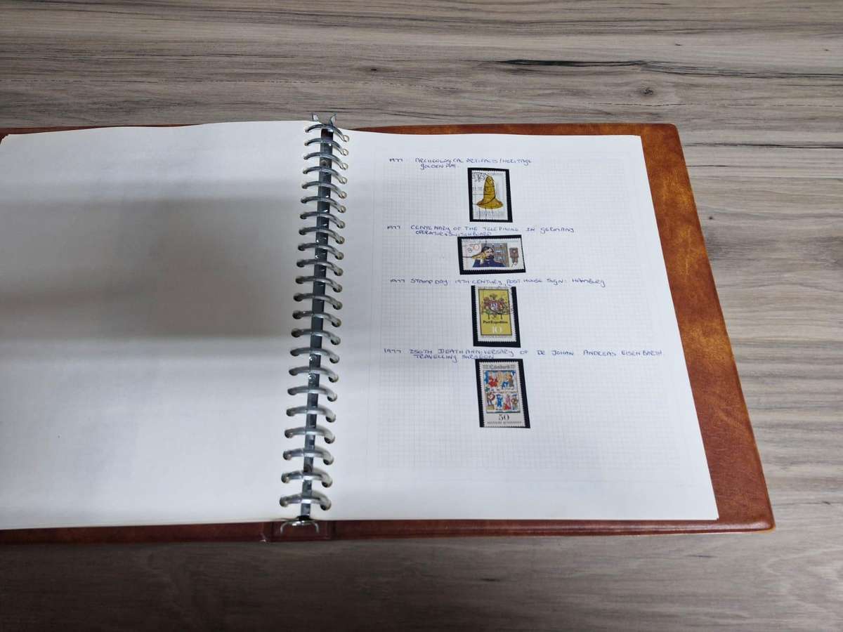 German Stamp in Album