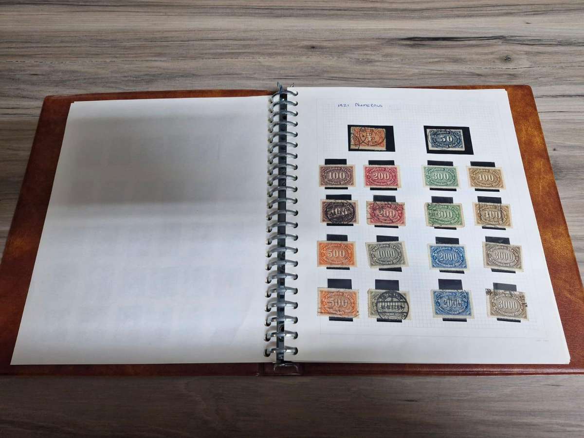 German Stamp in Album