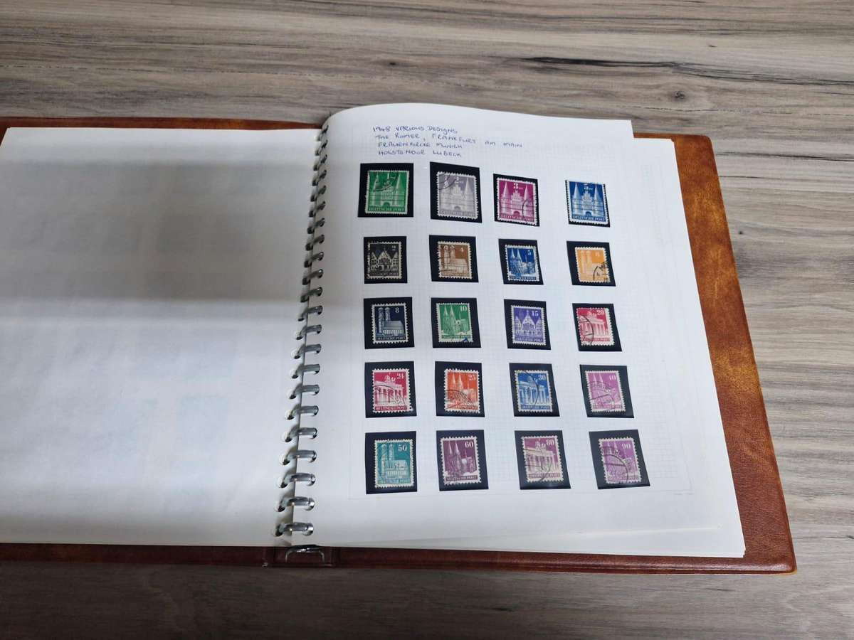 German Stamp in Album