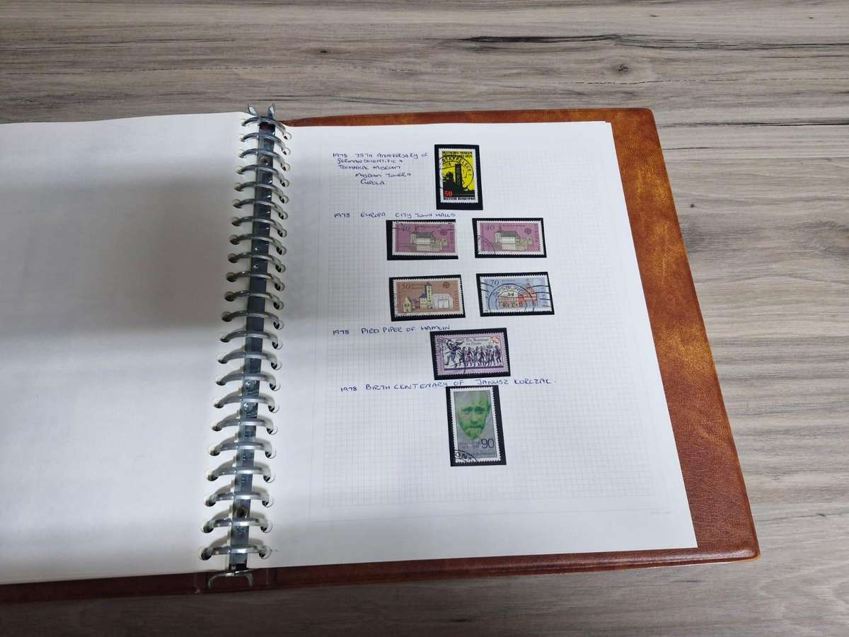 German Stamp in Album